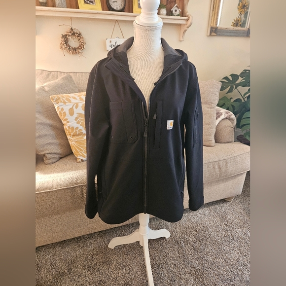 Mens Carhartt Rain Defender Jacket Size L - Picture 1 of 7